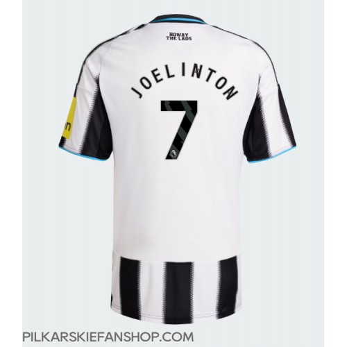 Koszulka piłkarska Newcastle United Joelinton #7 Strój Domowy 2025-26 tanio Krótki Rękaw Koszulka piłkarska Newcastle United Joelinton #7 Strój Domowy 2025-26 tanio Krótki Rękaw